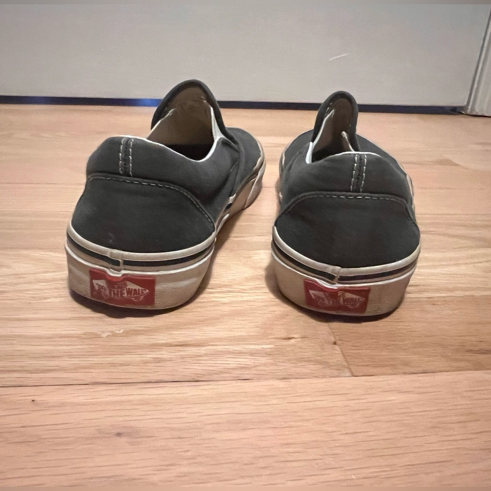 Grey Slip On Vans - Picture 8 of 10